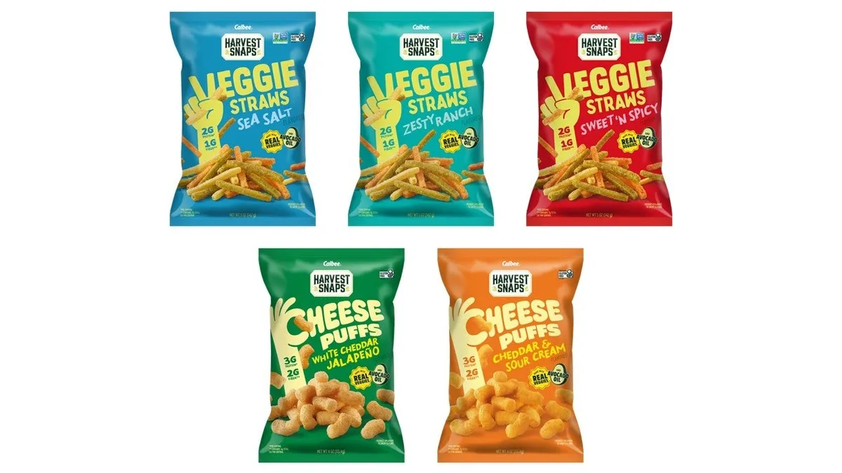 カルビー、北米で「Harvest Snaps」の新商品2種を発売しスナック売場へ展開拡大