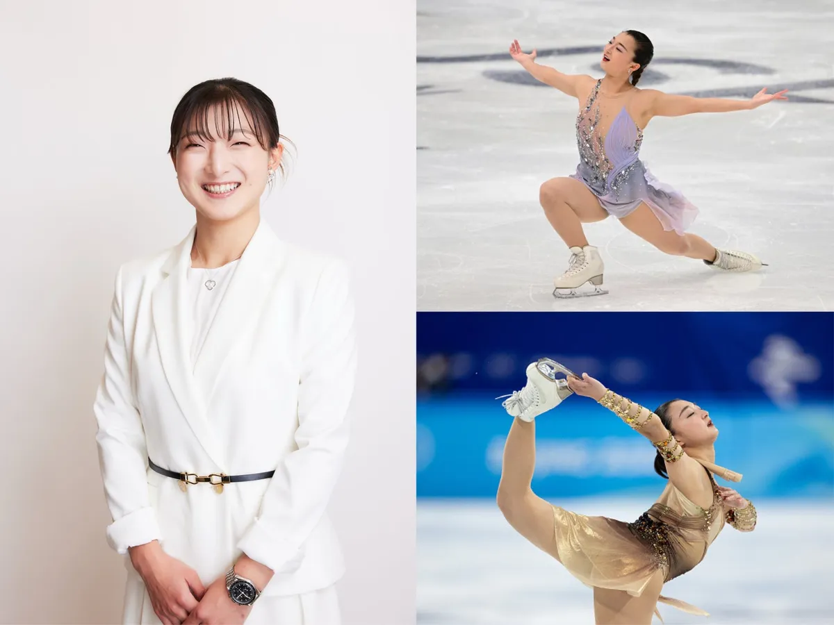 大丸神戸店にてフィギュアスケーター坂本花織さんの衣装展とトークショーが開催
