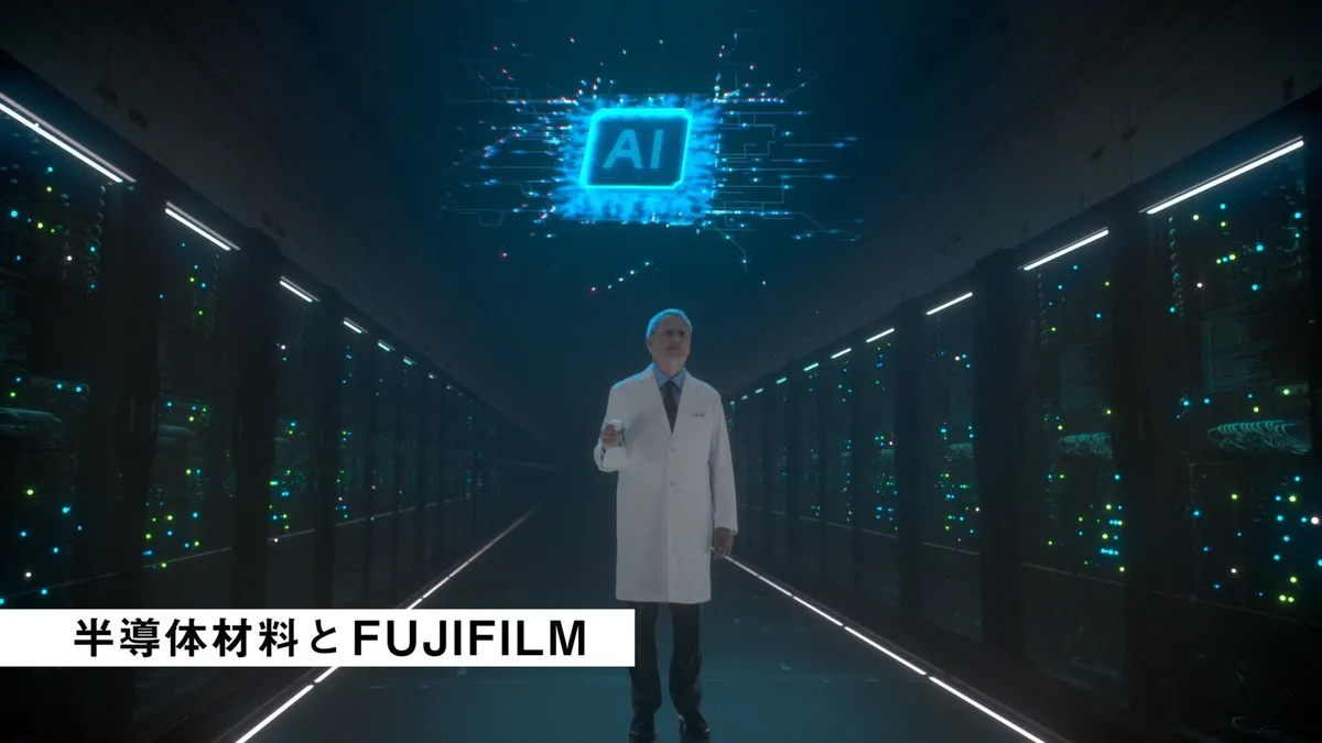 富士フイルム、企業広告シリーズ新TVCM「半導体材料・特殊研磨技術」篇を8月8日より全国放映