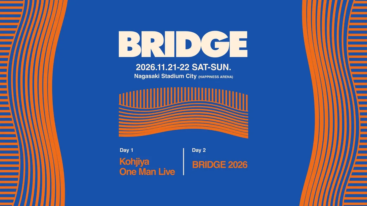 音楽フェス「BRIDGE 2026」第2弾出演者にG-k.i.d、MIKADO、Teteが決定