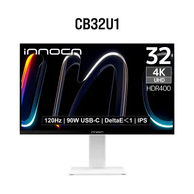 リンクスインターナショナル、クリエイター向け32型4K・120Hz対応モニター「INNOCN CB32U1」を10月10日発売