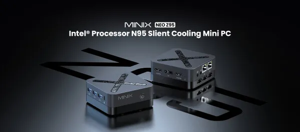 リンクスインターナショナル、Intel N95搭載の88mm四方ミニPC「MINIX Z95」を10月上旬発売