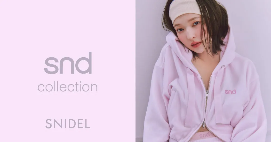 SNIDELが新作コレクション「snd」を9月23日より販売開始、田中芽衣がモデルに起用